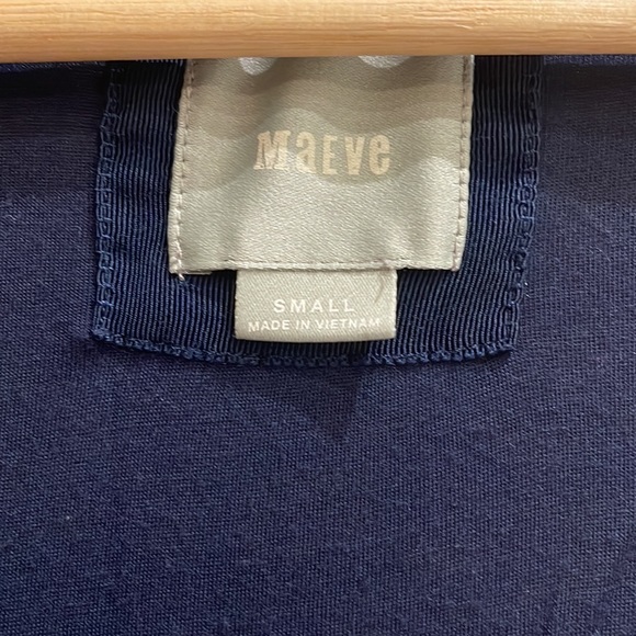 Anthropologie Maeve Amelia Column Stripe Wrap Dress Size Small - Picture 6 of 15